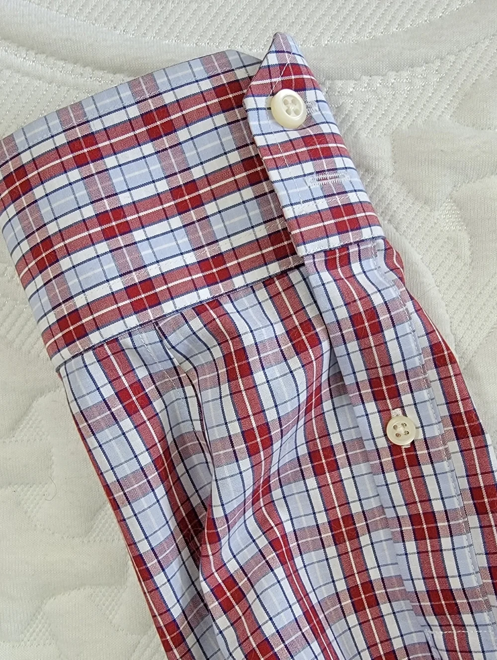 Banana Republic Non Iron Tailored Slim Fit Plaid Button Long Sleeve Shirt Large